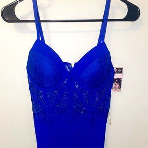 LACE BLUE DRESS